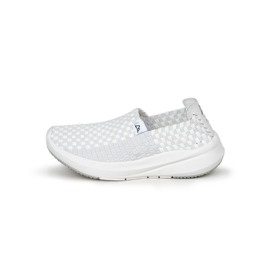 Travel Slip-On woven shoe in White
