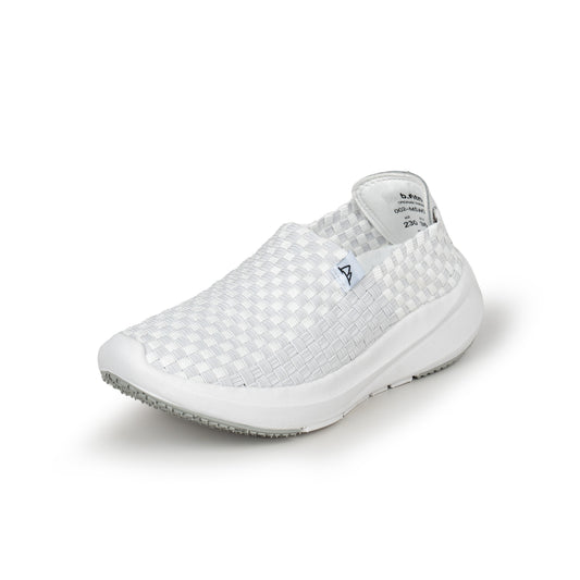 Bluemountain Woven Shoes – Ultra Light Travel Slip-On (White)