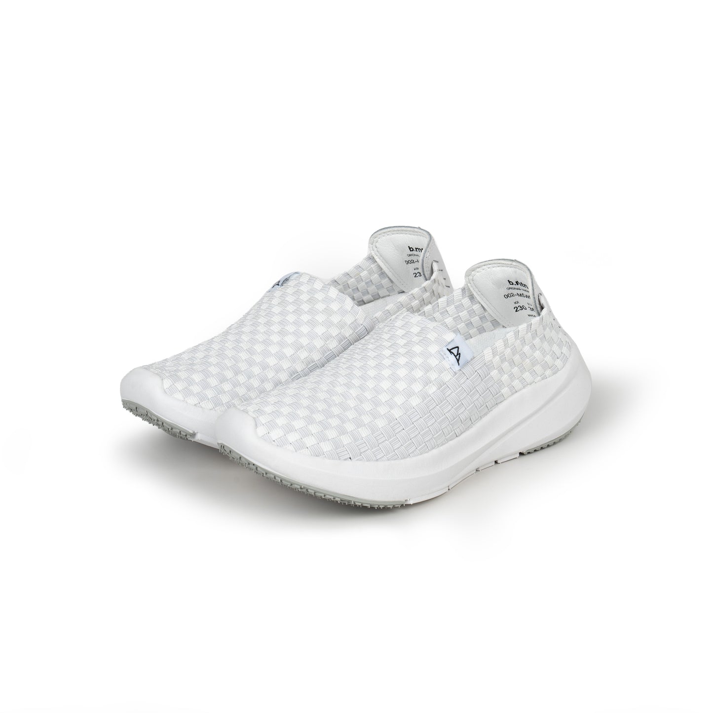 Travel Slip-On — Ultralight Woven Shoe in White