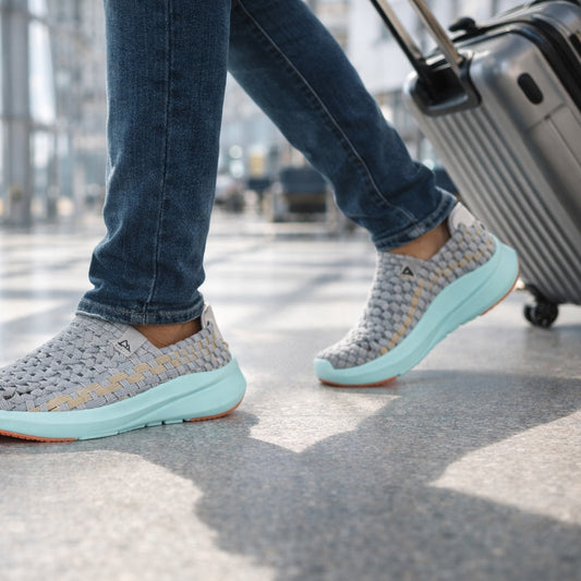 Woven Slip-On — Gray